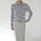 70s Pattern Zip Top