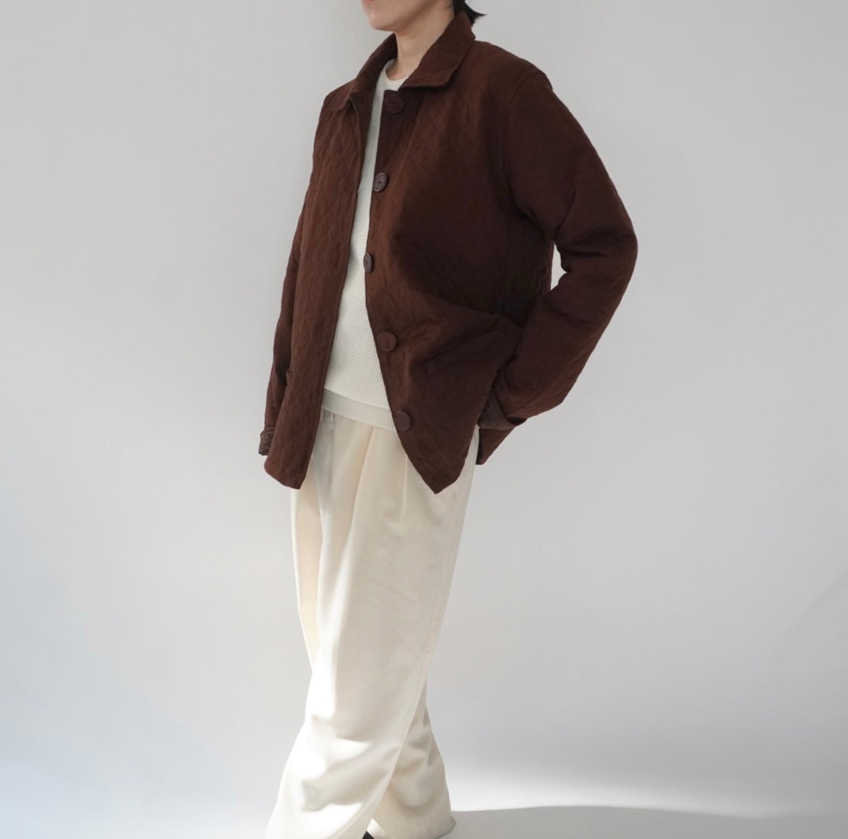 90s Quilted Light Jacket