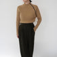 90s Zip Design Ribbed Top Made in Italy