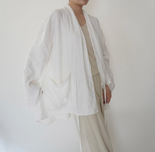 90s Linen Jacket Made in USA