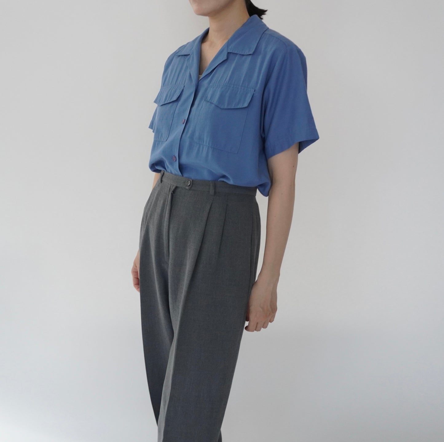 90s Blue Shirt