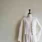 90s White Crochet Cardigan