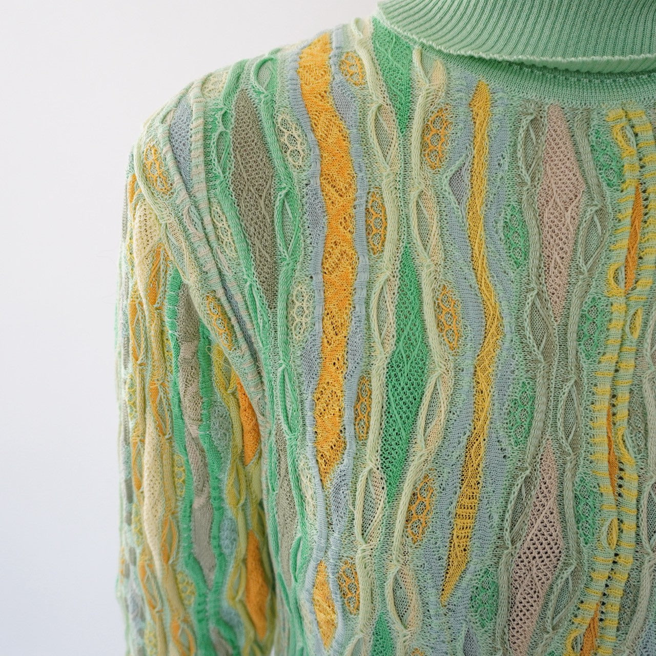 80s Design Cotton Knit Dress Made in Australia