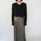 90s Black Cropped Cardigan