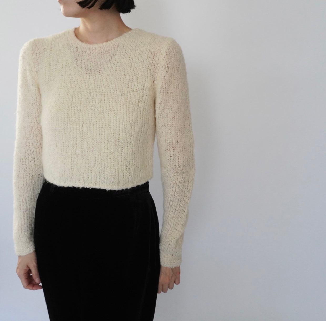 90s Cropped Light Knit