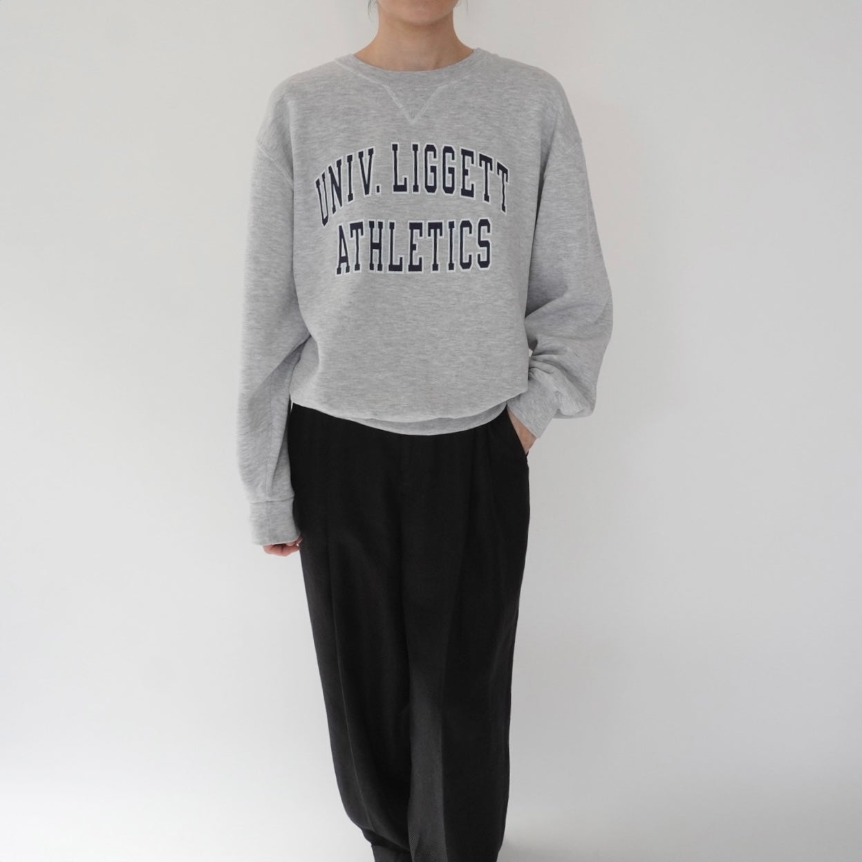 00s "Russell Athletic" Printed Sweater