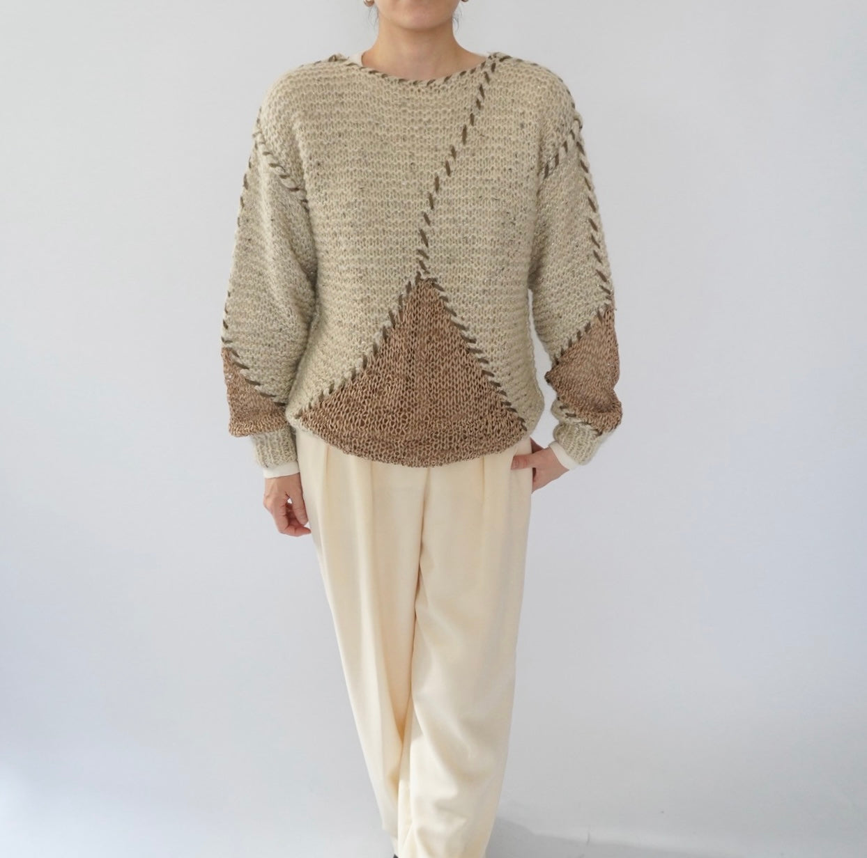 80s Woven Mohair Knit Made in Italy