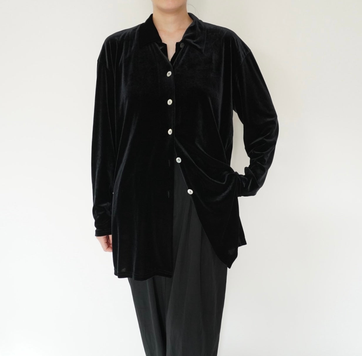 80s Velour Shirt Made in USA