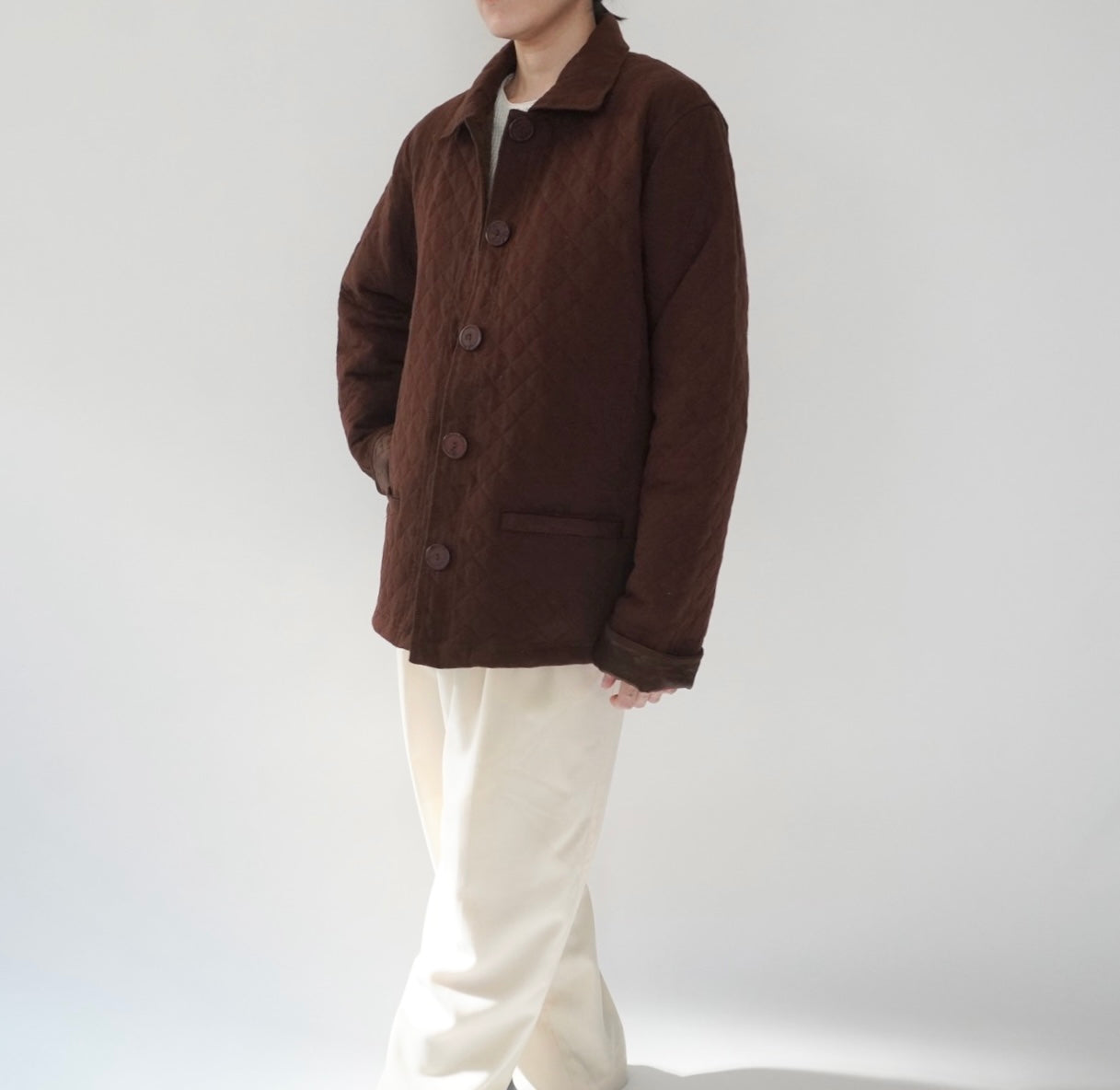 90s Quilted Light Jacket