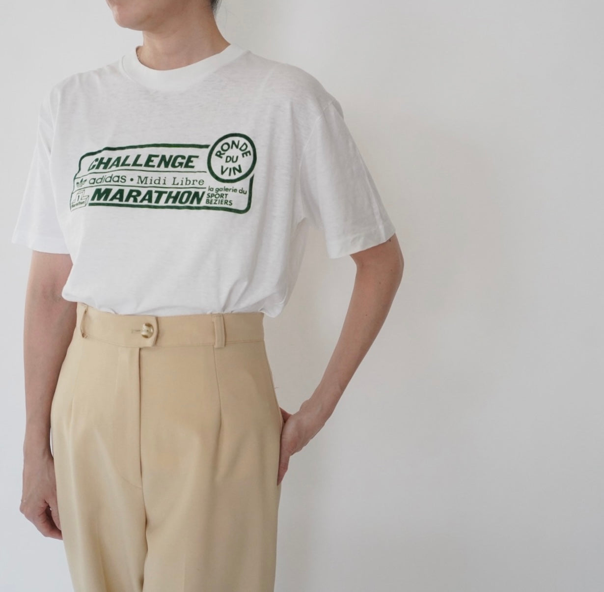 90s EURO "adidas" T-shirt