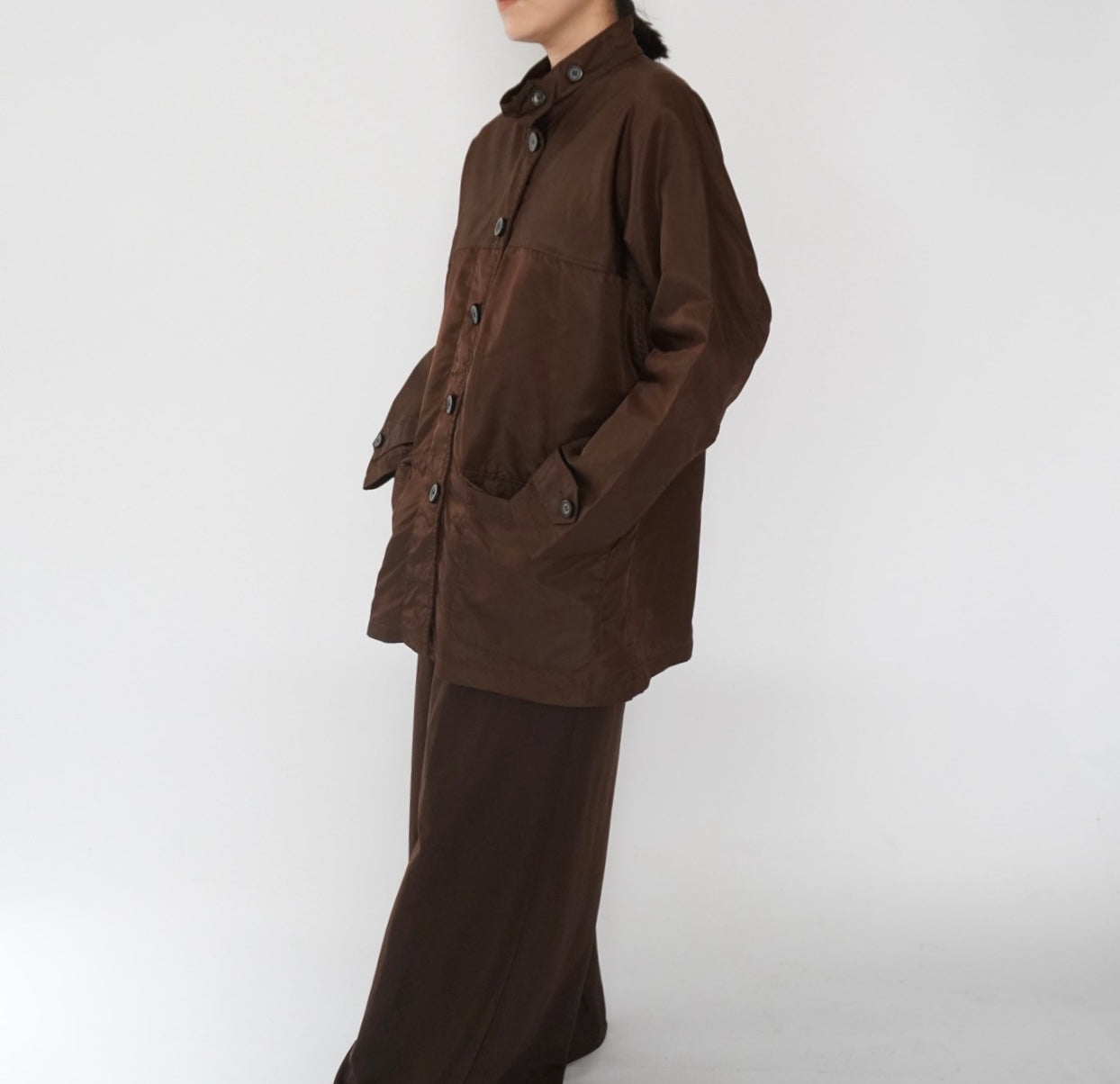 90s Brown Nylon Jacket