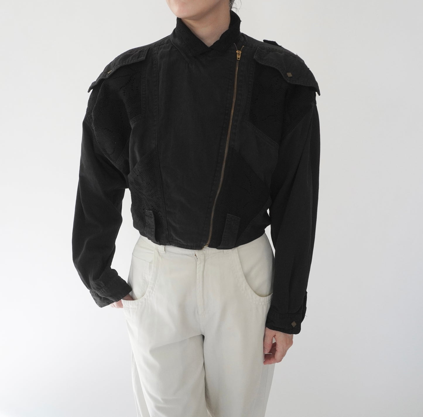 80s Lace Design Jacket