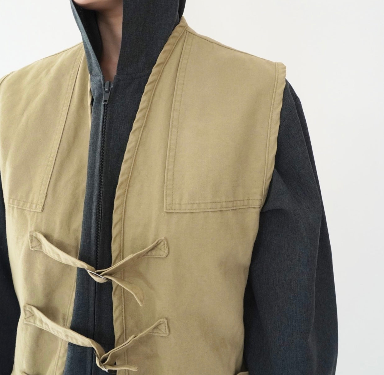70s Belt Design Vest Made in USA