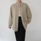 90s Linen x Cotton Design Shirt