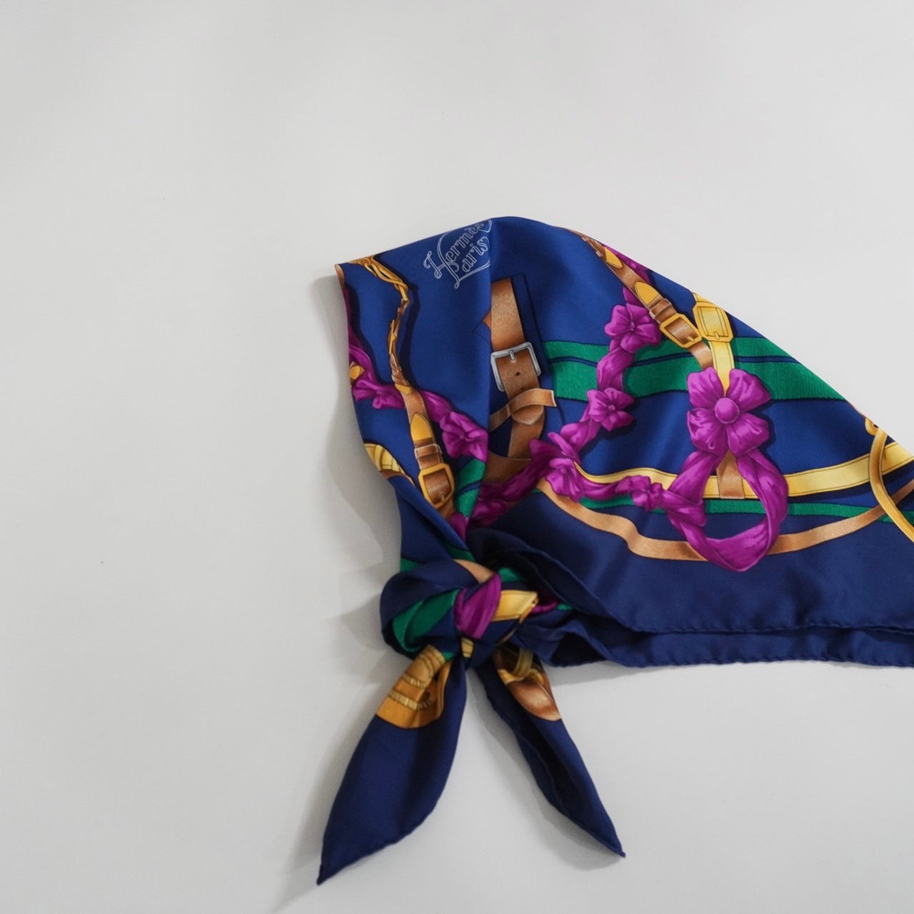 ”Hermes” Silk Scarf Made in France