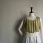 90s EURO Silk Striped Top