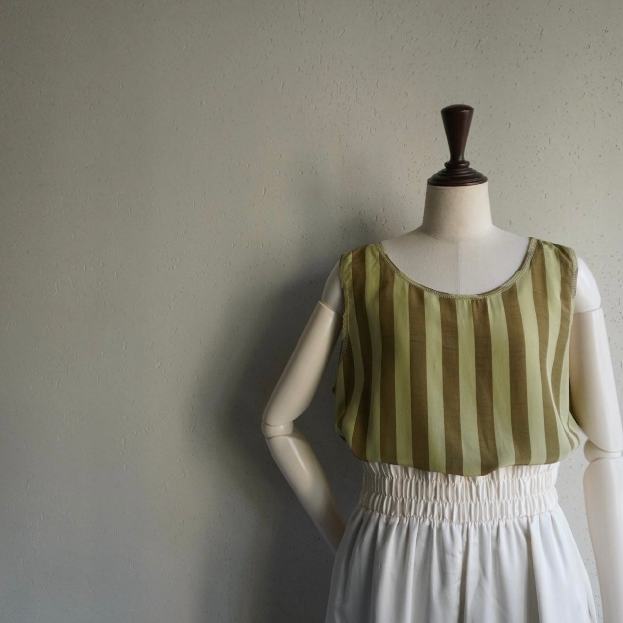 90s EURO Silk Striped Top