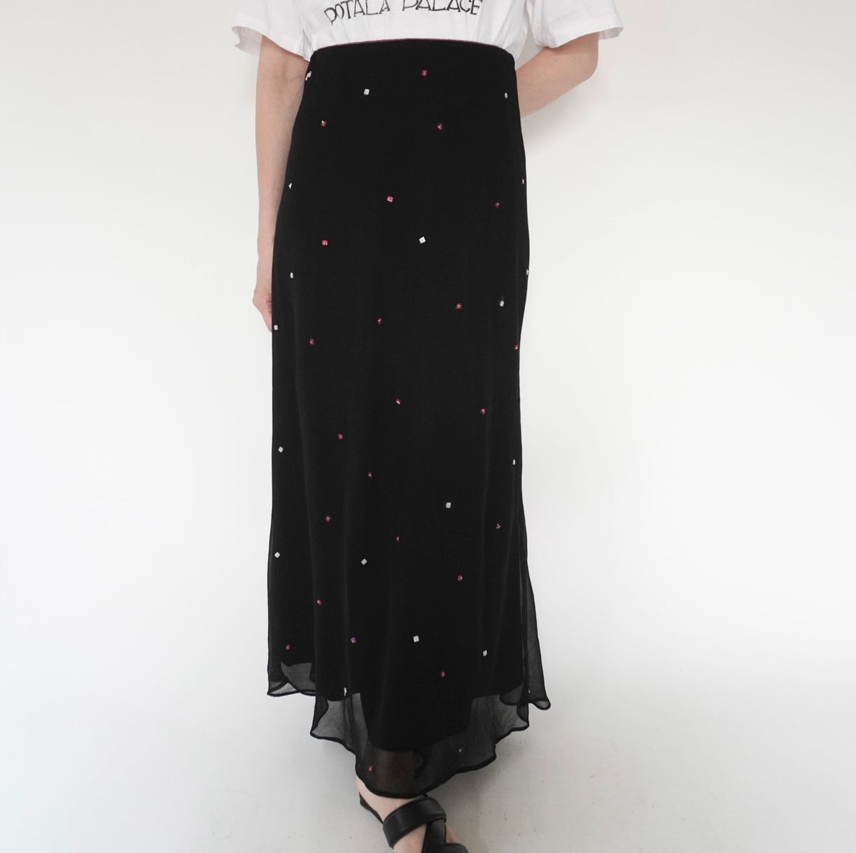 90s Beads Design Skirt