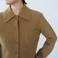 90s Wool Knit Shirt, Jacket