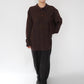 70s Brown Design Top