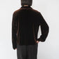 90s "J.CREW" Velour Zip Shirt