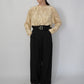 80s Silk Pattern Blouse