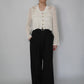 90s White Crochet Cardigan