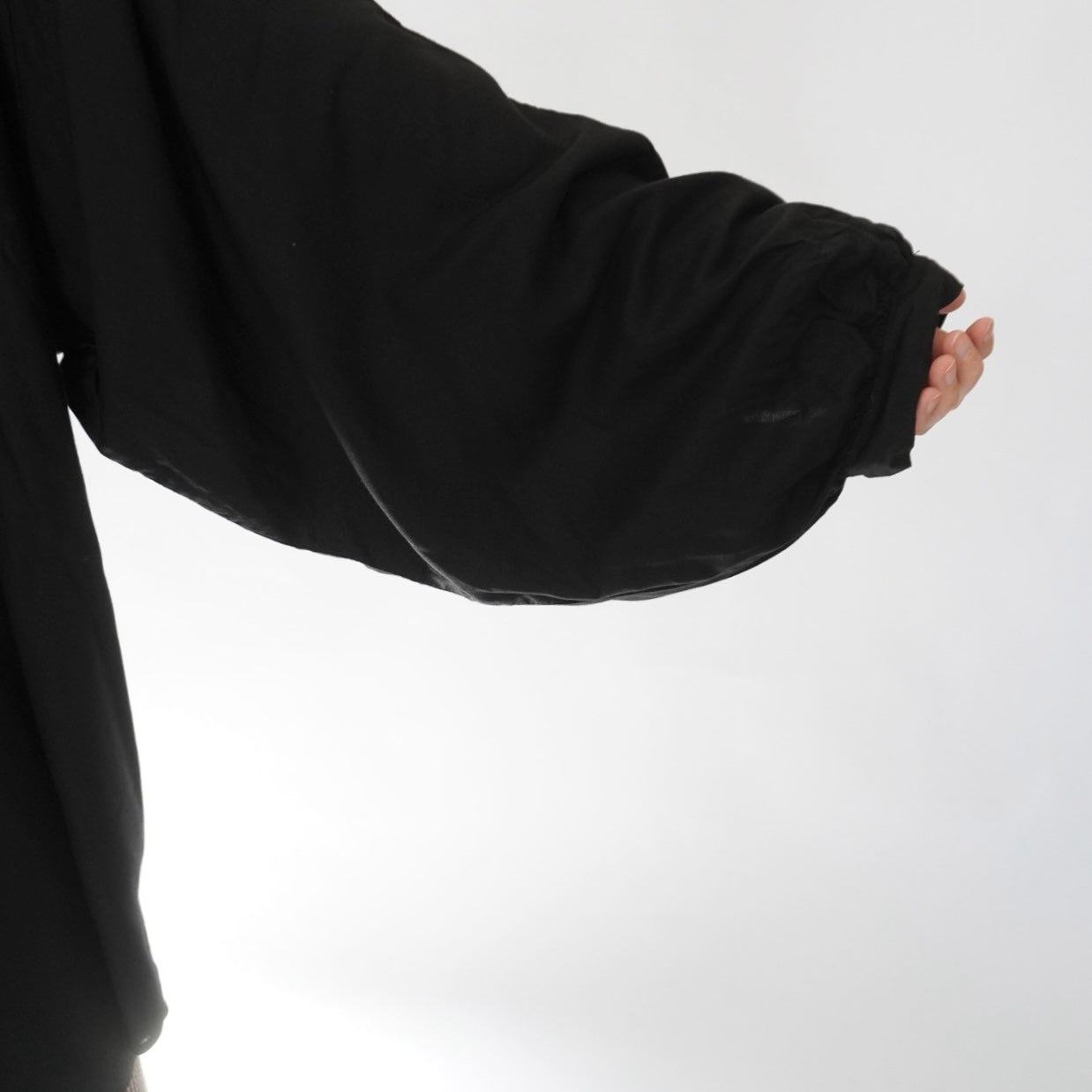 90s Black Oversized Shirt
