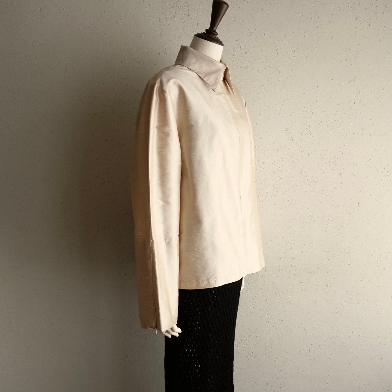 90s Silk Shirt,Pullover Jacket