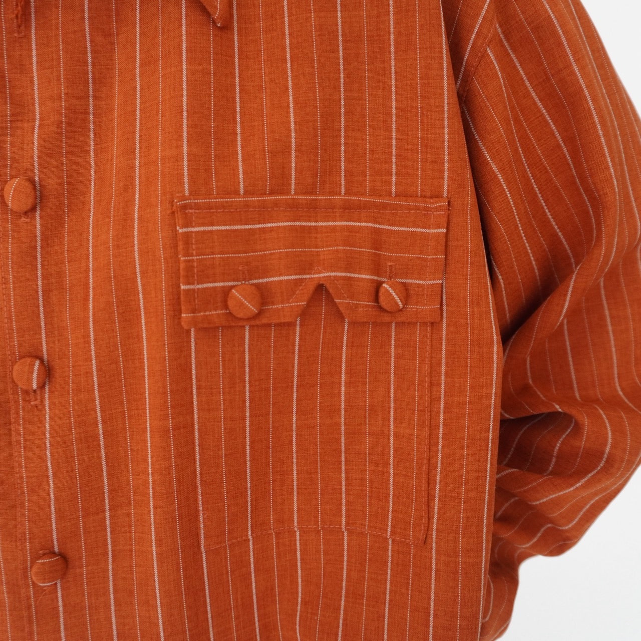 80s Striped Shirt Made in USA