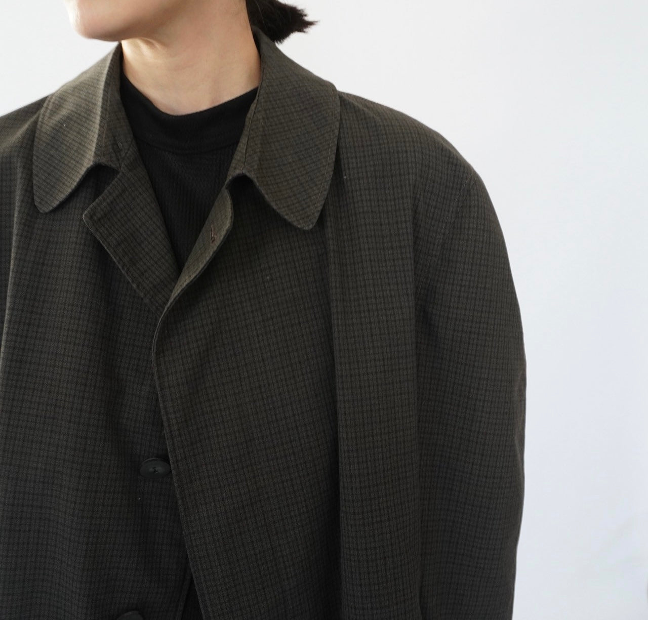 60s "Plymouth" Plaid Coat
