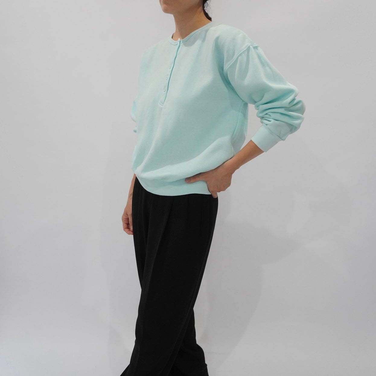 90s Light Blue Sweater