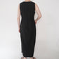 90s Black Linen Dress