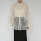 90s Embroidery Silk Shirt