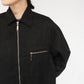 90s Rayon Zip Shirt Jacket