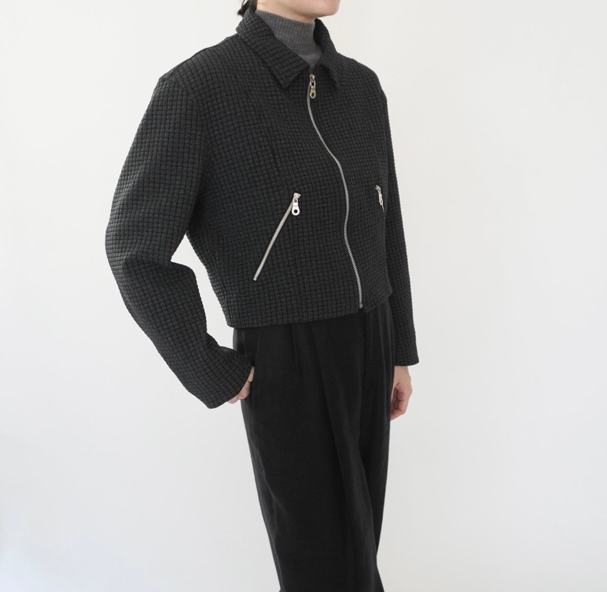 90s Design Top,Light Jacket Made in Italy