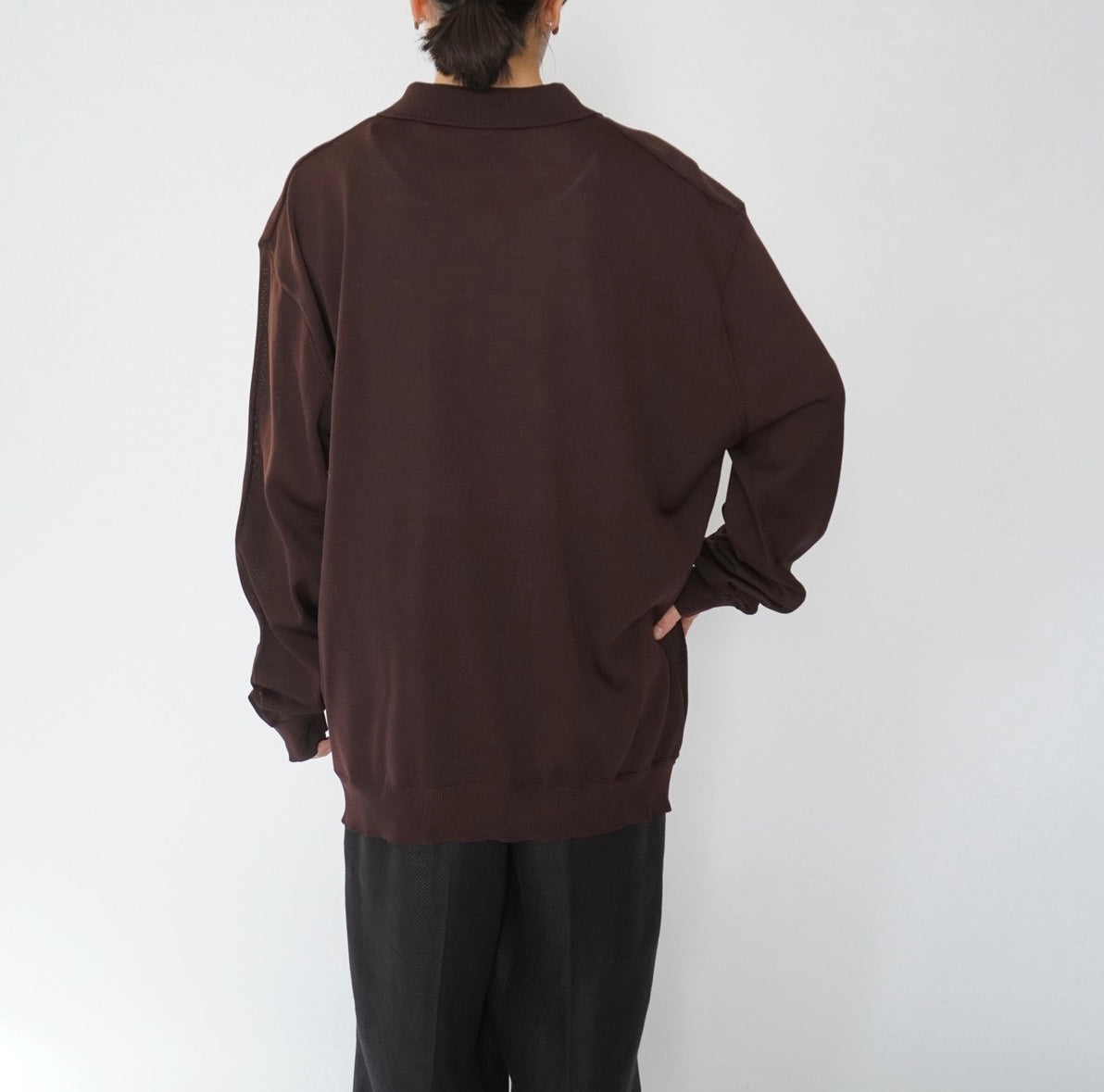 70s Brown Design Top
