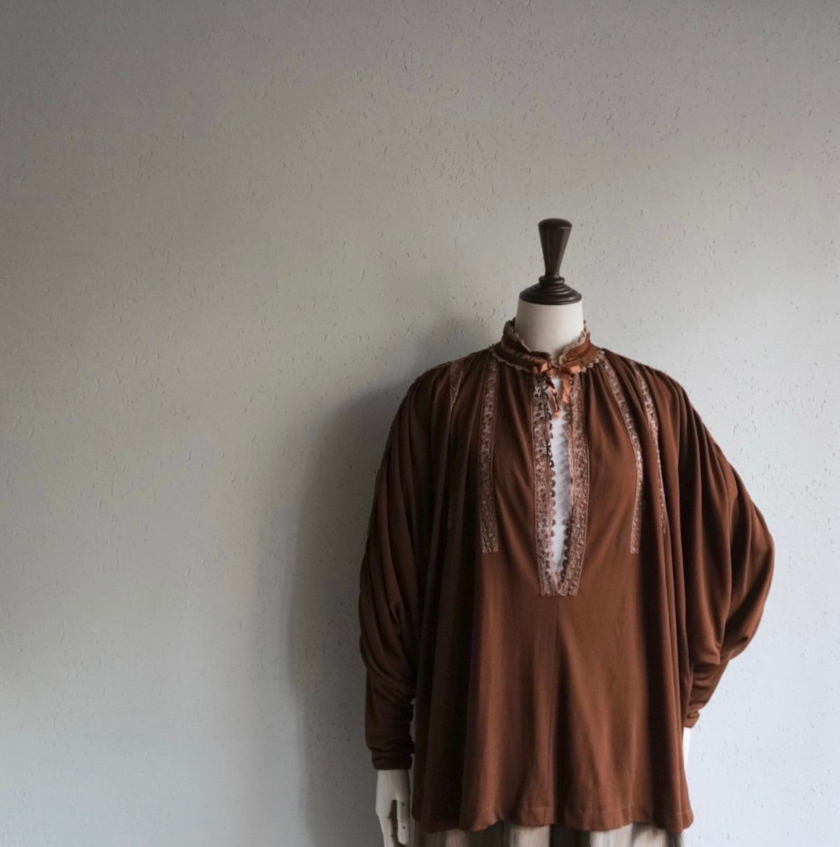 70s"Marisa Martin" Blouse Made in England