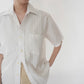 70s White Shirt Made in USA