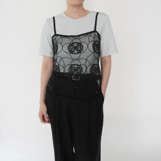 90s Beads Design Camisole Top