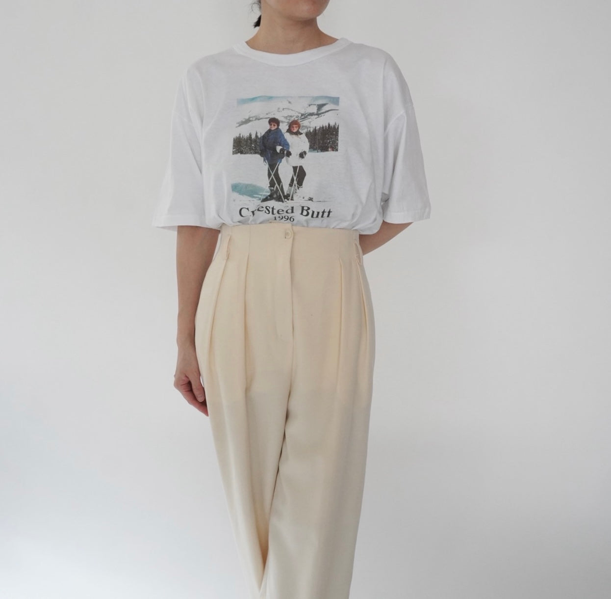 90s Photo Printed T-shirt Made in USA