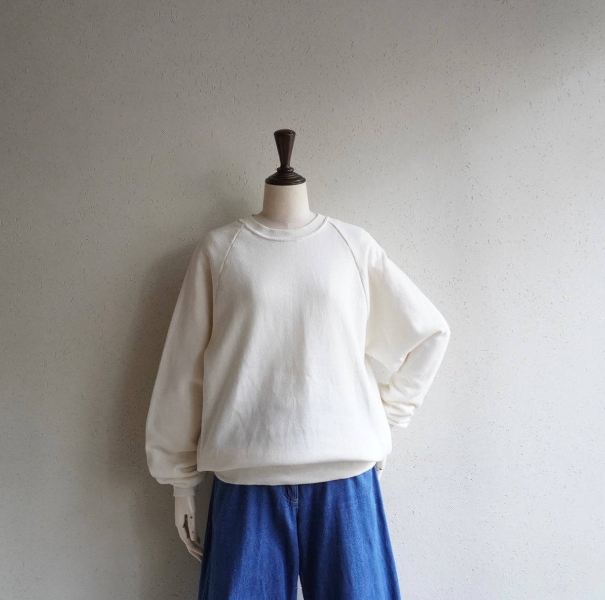 90s Ivory Sweater Made in USA