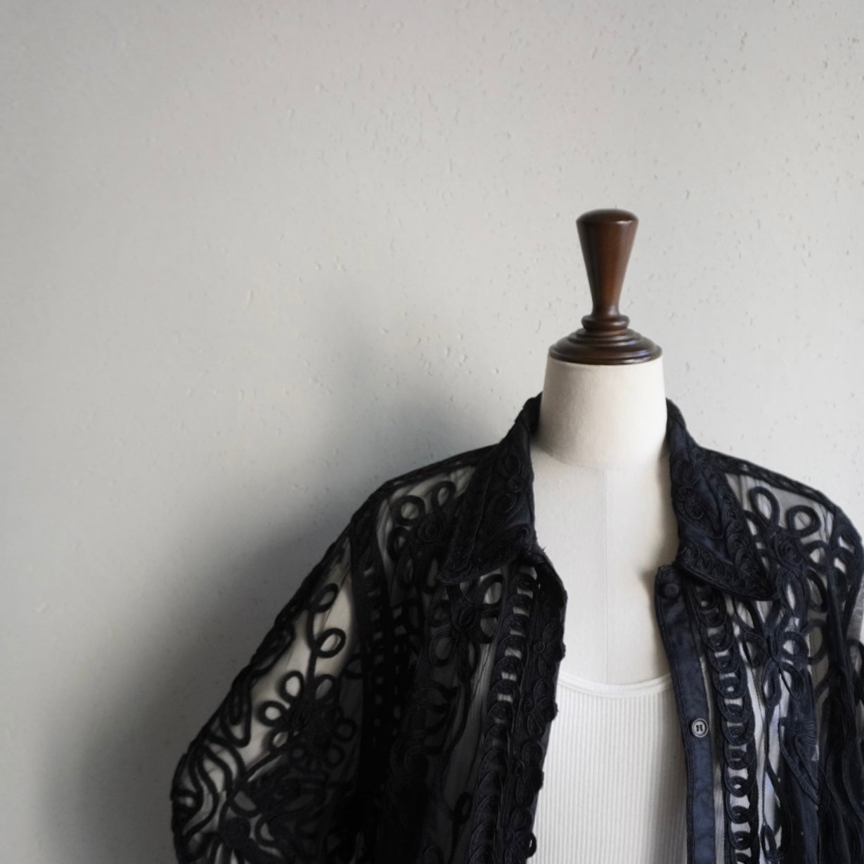 90s Cord Lace Shirt,Jacket