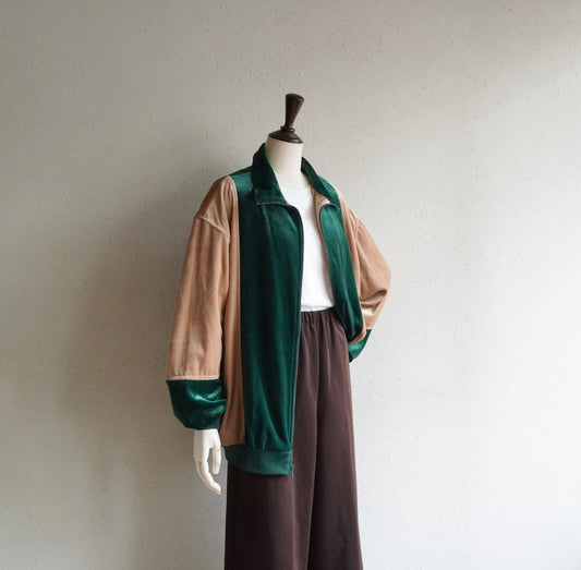 90s Velour Jacket  Made in USA