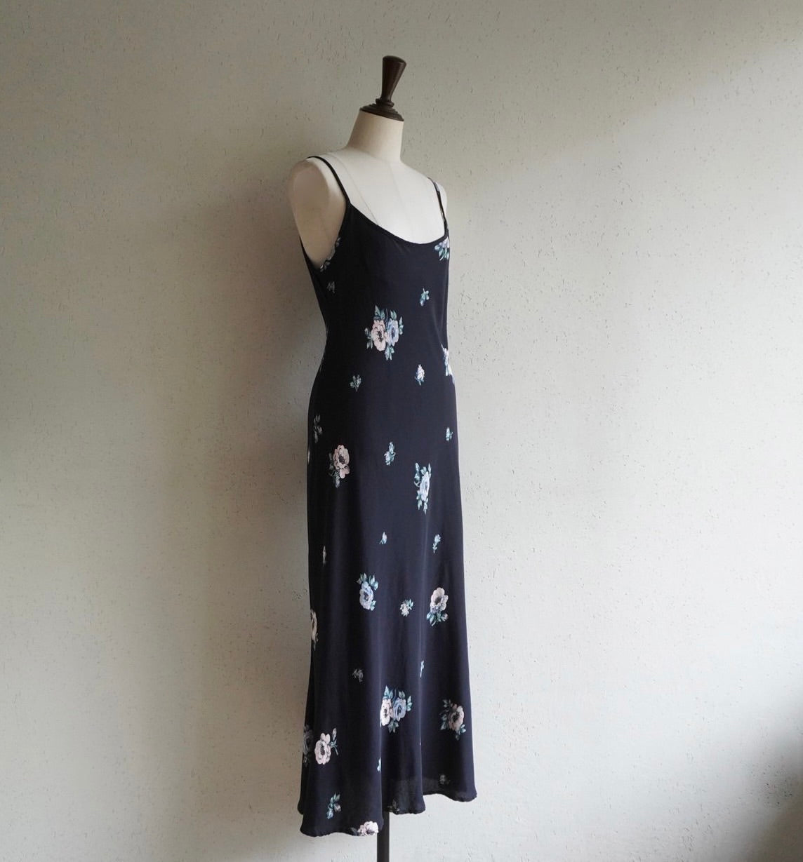 90s Floral Print Maxi Dress Made in USA