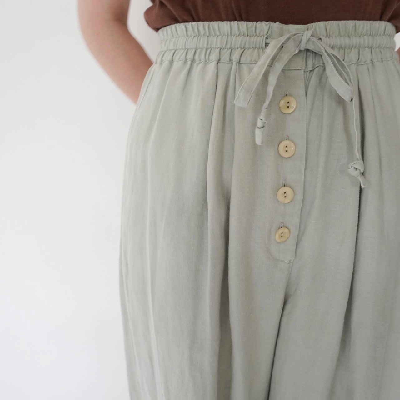 90s Sage Green Two-Piece Suit