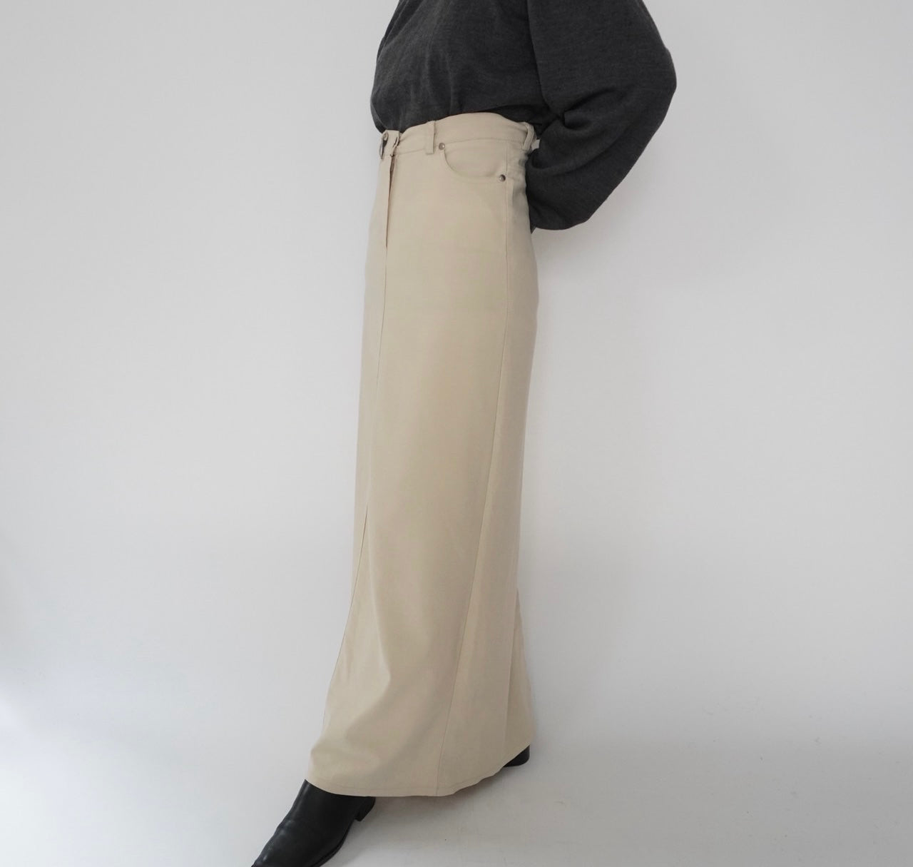 90s Slit Maxi Skirt