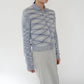 70s Pattern Zip Top