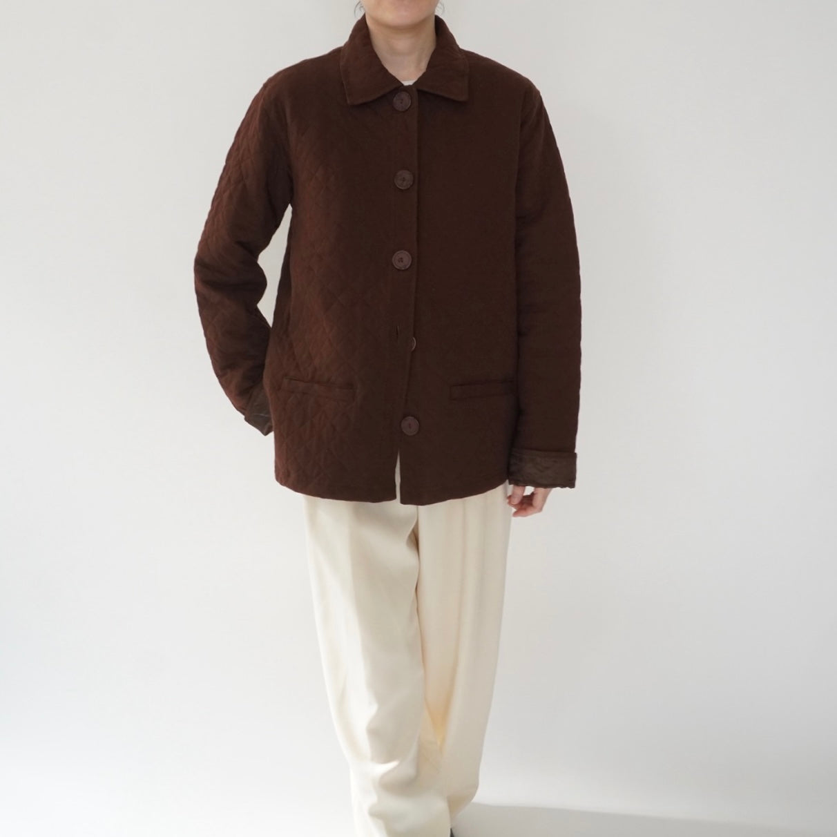 90s Quilted Light Jacket