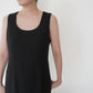 90s Black Linen Dress